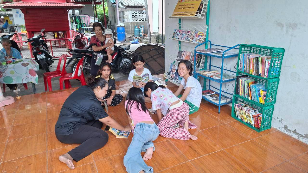 บ้านหนังสือชุมชน ศาลาชุมชนหัวนา